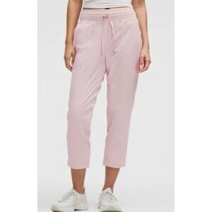 Lululemon Dance Studio Mid-Rise Cropped Pants Pink Peony size 10
